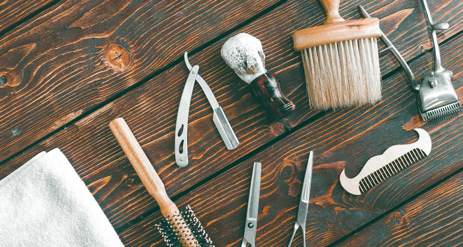 tools needed by a barber for a complete kit